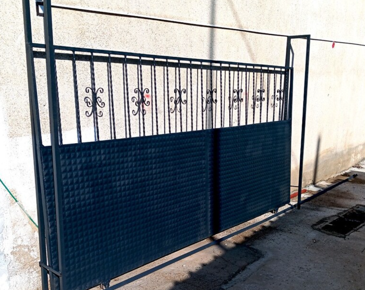 çıkma sürgülü bahçe kapısı montaja hazır